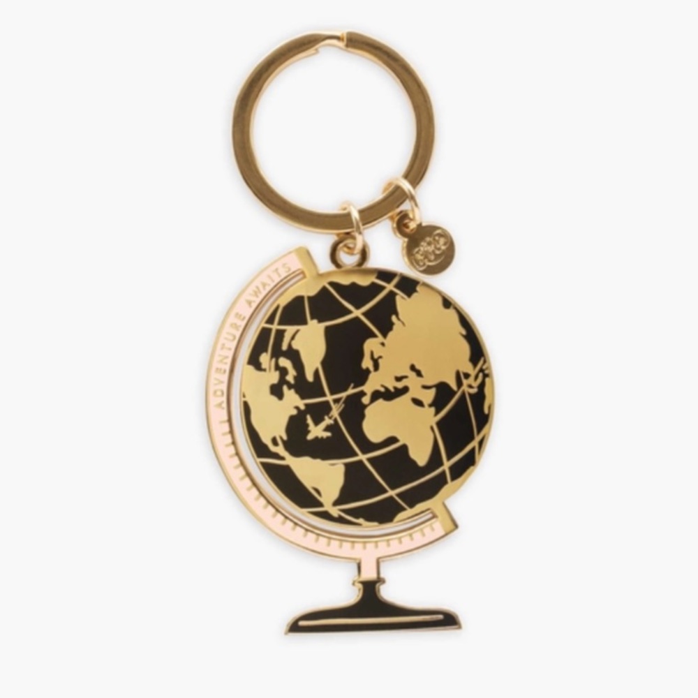 NIB Rifle Paper ~ Adventure Awaits Keychain